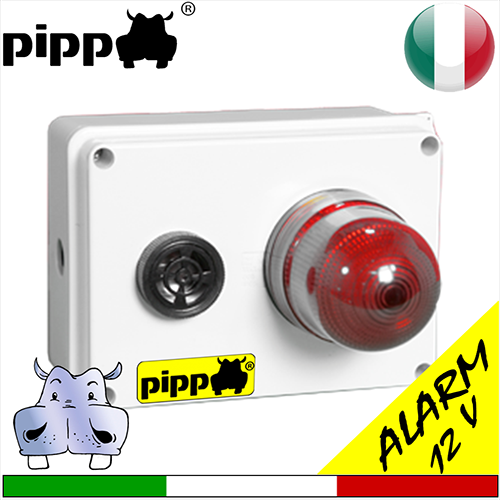 Allarme Acustico E Luminoso 12V - Sirena Con Luce Stroboscopica LED, 110dB, Per Auto O Emergenze