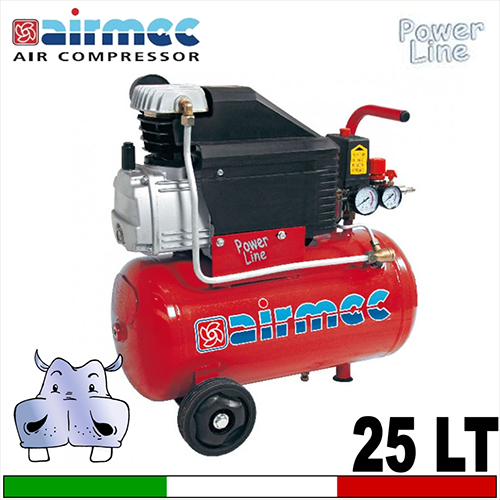 Airmec CH 25/110 compressore carrellato monocilindrico