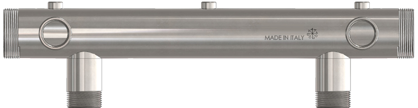 collettore distribuzione acciaio inox - inox manifold - collettore per pompe-Collettori per contatori acqua